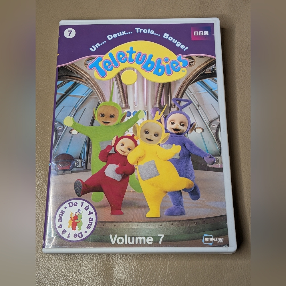 Teletubbies Vol 7 Un...Deux... Trois...Dance! (DVD 1998) French/Francais